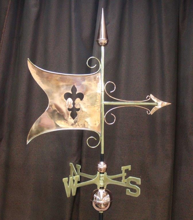 Flag Copper Weathervane