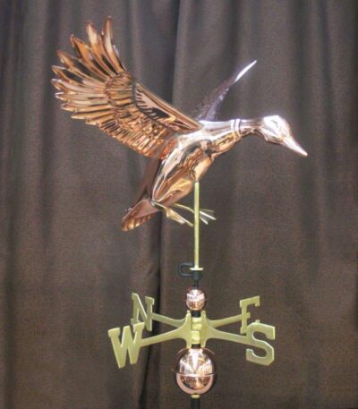 Flying Duck Copper Weathervane