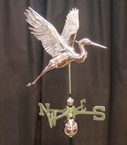 Heron Copper Weathervane
