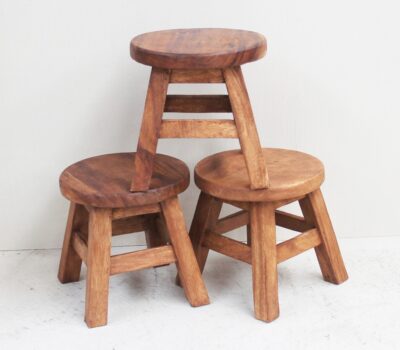 Kids Stool-small round top.