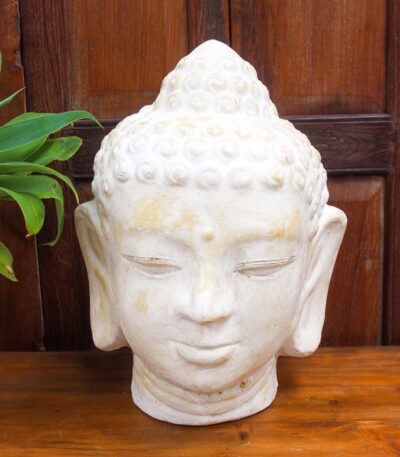 # 33 Buddha Head-small-white.