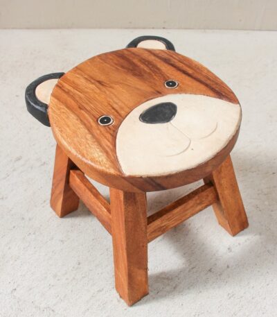 Kids Stool-Bear Head
