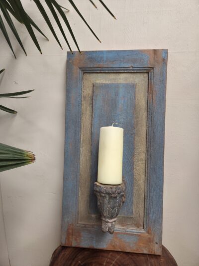 Candle board-blue