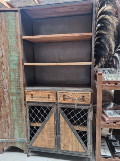Industrial cabinet -carved.
