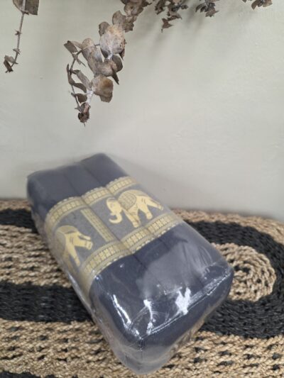 Oblong cushion. Denim Blue Ele's