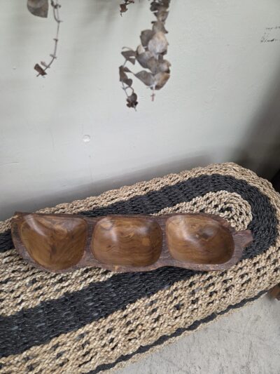 Mangowood Peanut shaped Tray-smoked