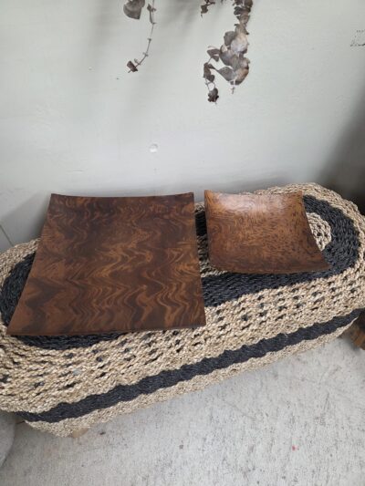 Mangowood Tray- large -smoked