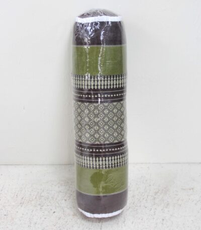Bolster cushion-Brown/Olive