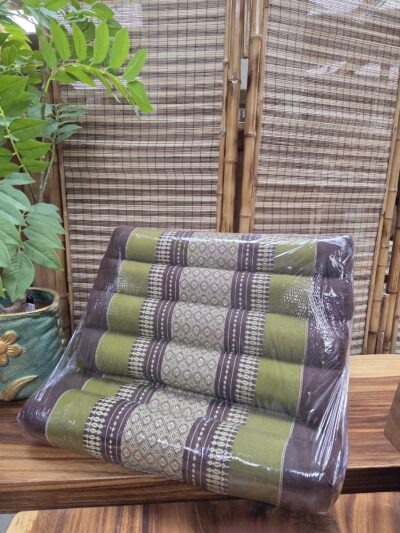 1 Fold Thai mattress-brown/olive green.