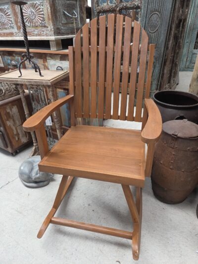 Wooden Rocking Chair.