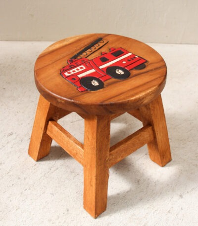 Kids Stool-Fire Engine.