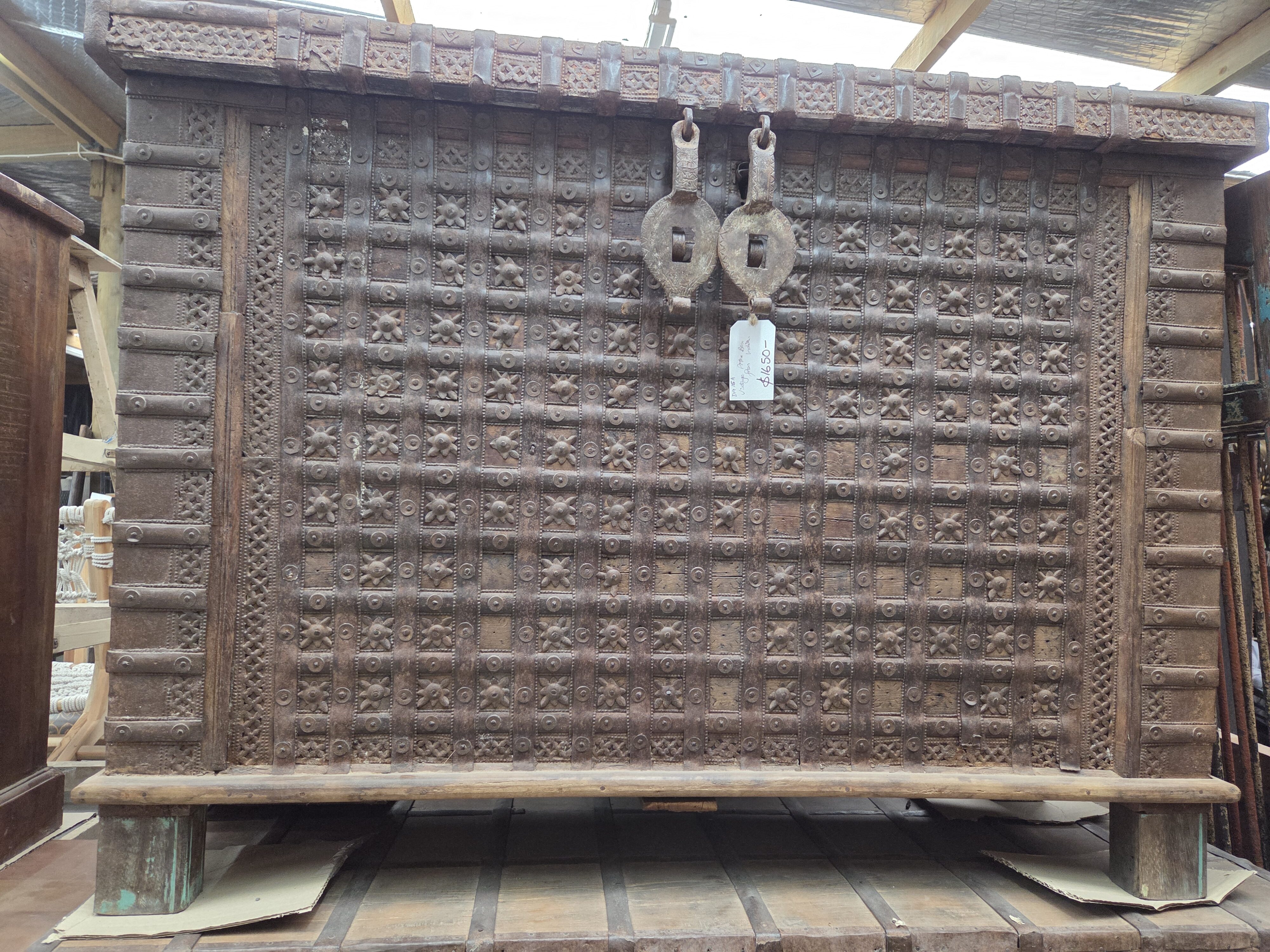 Vintage Pitara box. - Harmer Imports Vintage Pitara box.
